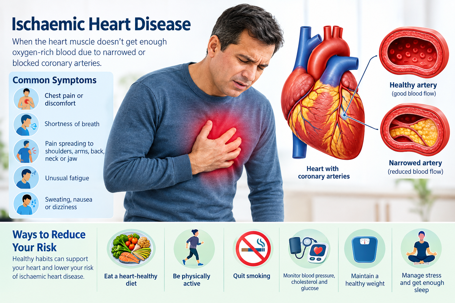 Ischaemic Heart Disease: Causes, Symptoms, Treatment, and Prevention Ischaemic Heart Disease